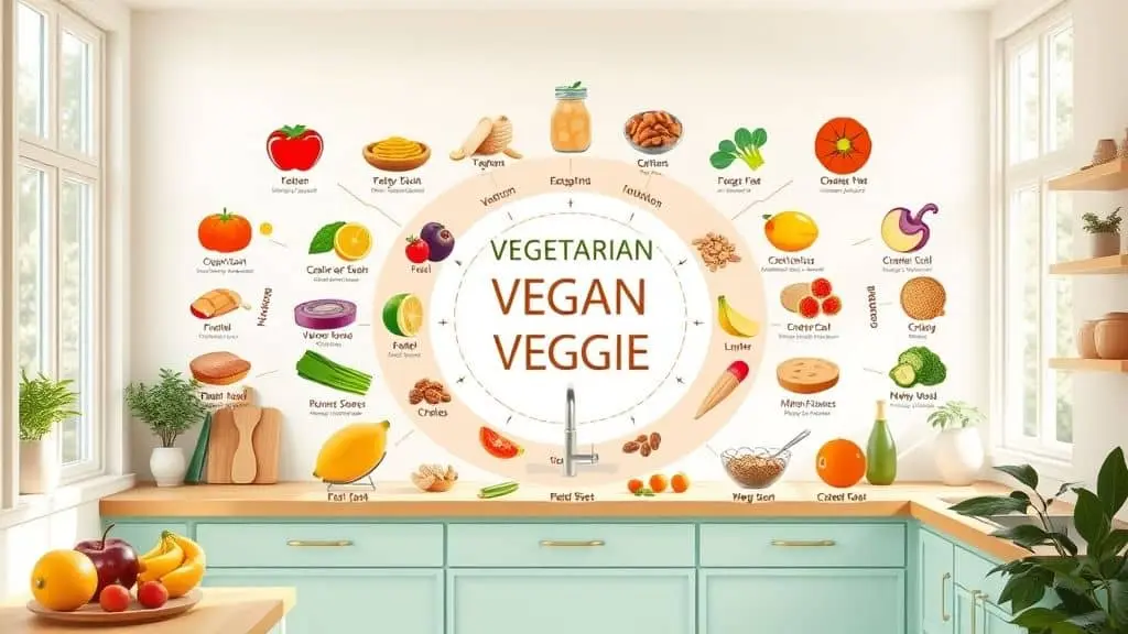 Végétarien, Végétalien, Végan : Décryptage Complet pour un Choix Éclairé et une Alimentation Équilibrée